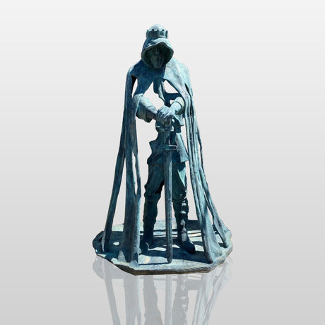 PREMIER Famous British Bronze King Arthur Sculpture Warrior With Sword Statue Outdoor Custom Sculpture PSB-018-Bronze Sculpture-PREMIER SCULPTURE