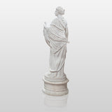PREMIER Floor Figure Custom Statue Rose Beauties White Marble Stone Sculpture PSM-003-Marble sculpture-PREMIER SCULPTURE