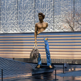 PREMIER Fragmented Travelers Bronze Sculpture Abstract Custom Sculpture PSB-010-Bronze Sculpture-PREMIER SCULPTURE