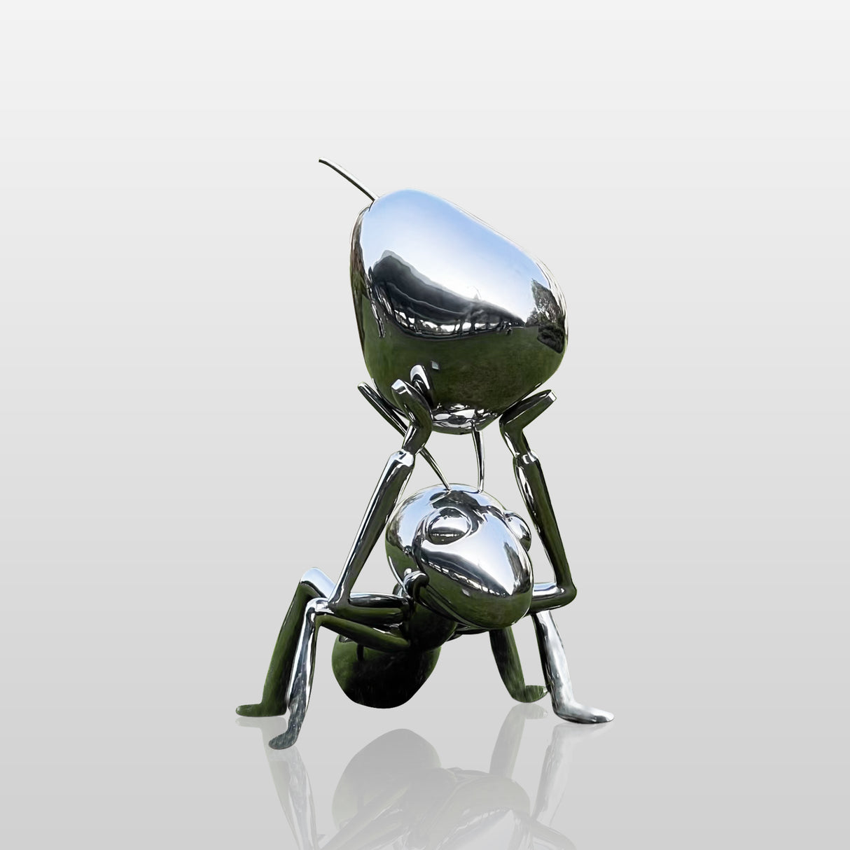 PREMIER Garden Sculpture Custom Stainless steel Lawn Ornament City Ant Art PSSS-010-Stainless Steel Sculpture-PREMIER SCULPTURE