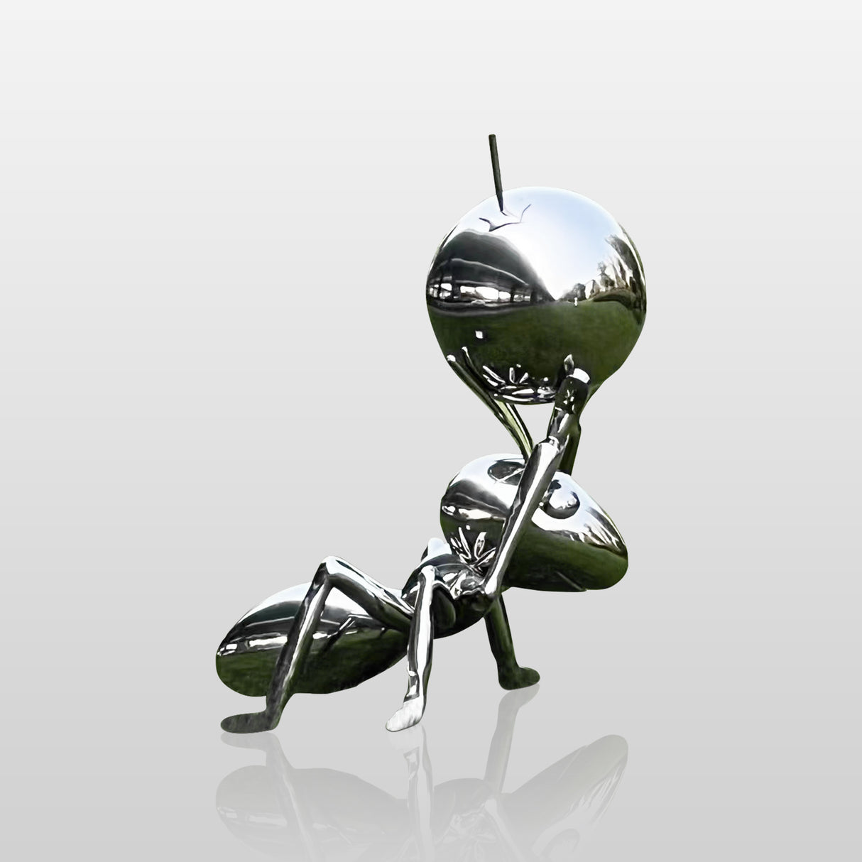 PREMIER Garden Sculpture Custom Stainless steel Lawn Ornament City Ant Art PSSS-010-Stainless Steel Sculpture-PREMIER SCULPTURE
