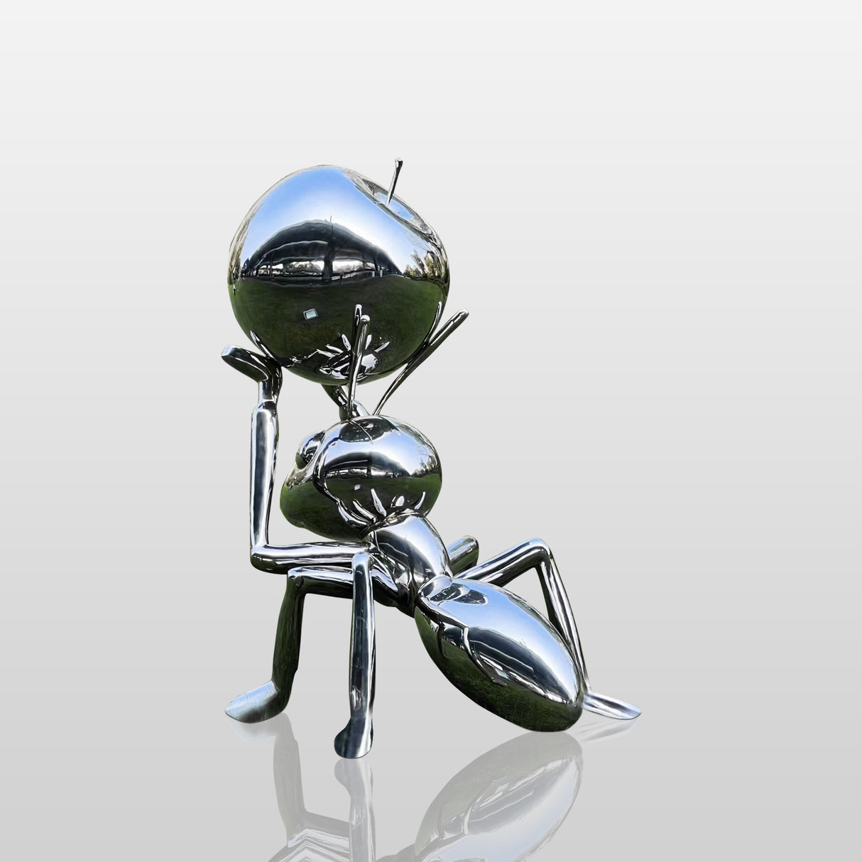 PREMIER Garden Sculpture Custom Stainless steel Lawn Ornament City Ant Art PSSS-010-Stainless Steel Sculpture-PREMIER SCULPTURE