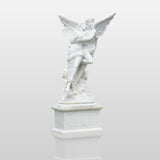 PREMIER Garden&Indoor Sculpture Angel Lovers Custom Marble Stone Statue PSM-005-Marble sculpture-PREMIER SCULPTURE