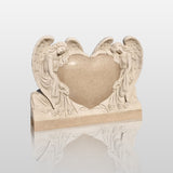 PREMIER Heart and Angels Memorial Sculpture Granite Cemetery Monument for Garden, Cemetery, and Memorial Park PSM-072-Marble sculpture-PREMIER SCULPTURE