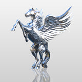 PREMIER Horse Sculpture Modern Metal Animal Flying Pegasus Stainless Steel Outdoor Sculpture PSSS-020-Stainless Steel Sculpture-PREMIER SCULPTURE