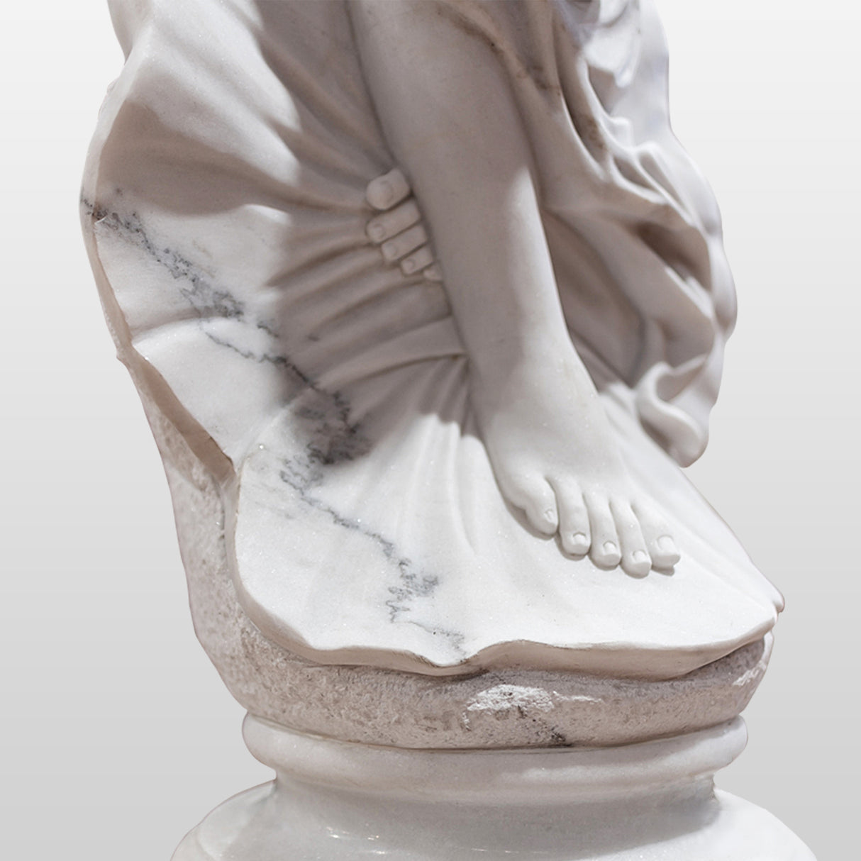 PREMIER Indoor Floor Nymph Marble Statue Custom Sculpture For Garden PSM-004-Marble sculpture-PREMIER SCULPTURE