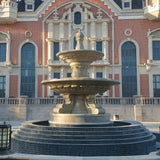 PREMIER Marble Custom Fountian Sculpture for Hotel/Garden PSFM-005-Marble sculpture-PREMIER SCULPTURE
