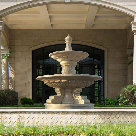 PREMIER Marble Custom Fountian Sculpture for Hotel/Garden PSFM-005-Marble sculpture-PREMIER SCULPTURE