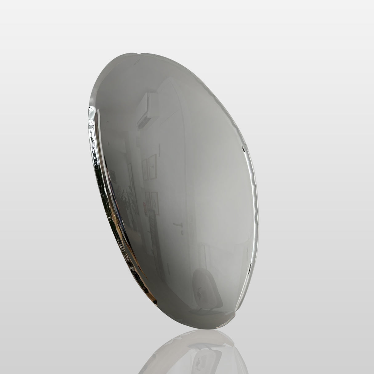 PREMIER Metal Wall Sculpture Contemporary Sleek Polished Stainless Steel Reflective Wall Sculpture PSSS-035-Stainless Steel Sculpture-PREMIER SCULPTURE