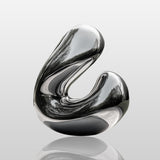PREMIER Mirror-Polished Outdoor Sculpture Kinetic Echo Modern Abstract Stainless Steel Art for Garden, Landscape & Architectural Spaces PSSS-065-Stainless Steel Sculpture-PREMIER SCULPTURE