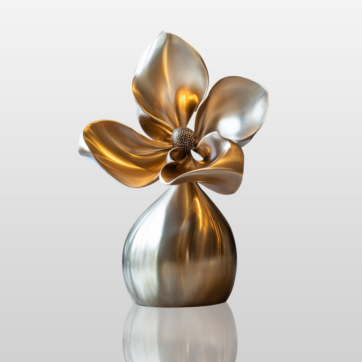 PREMIER Modern Bloom Sculpture Art Stainless Steel Sculpture for Indoor&Outdoor PSSS-042-Stainless Steel Sculpture-PREMIER SCULPTURE