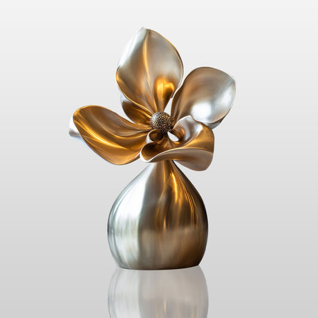 PREMIER Modern Bloom Sculpture Art Stainless Steel Sculpture for Indoor&Outdoor PSSS-042-Stainless Steel Sculpture-PREMIER SCULPTURE