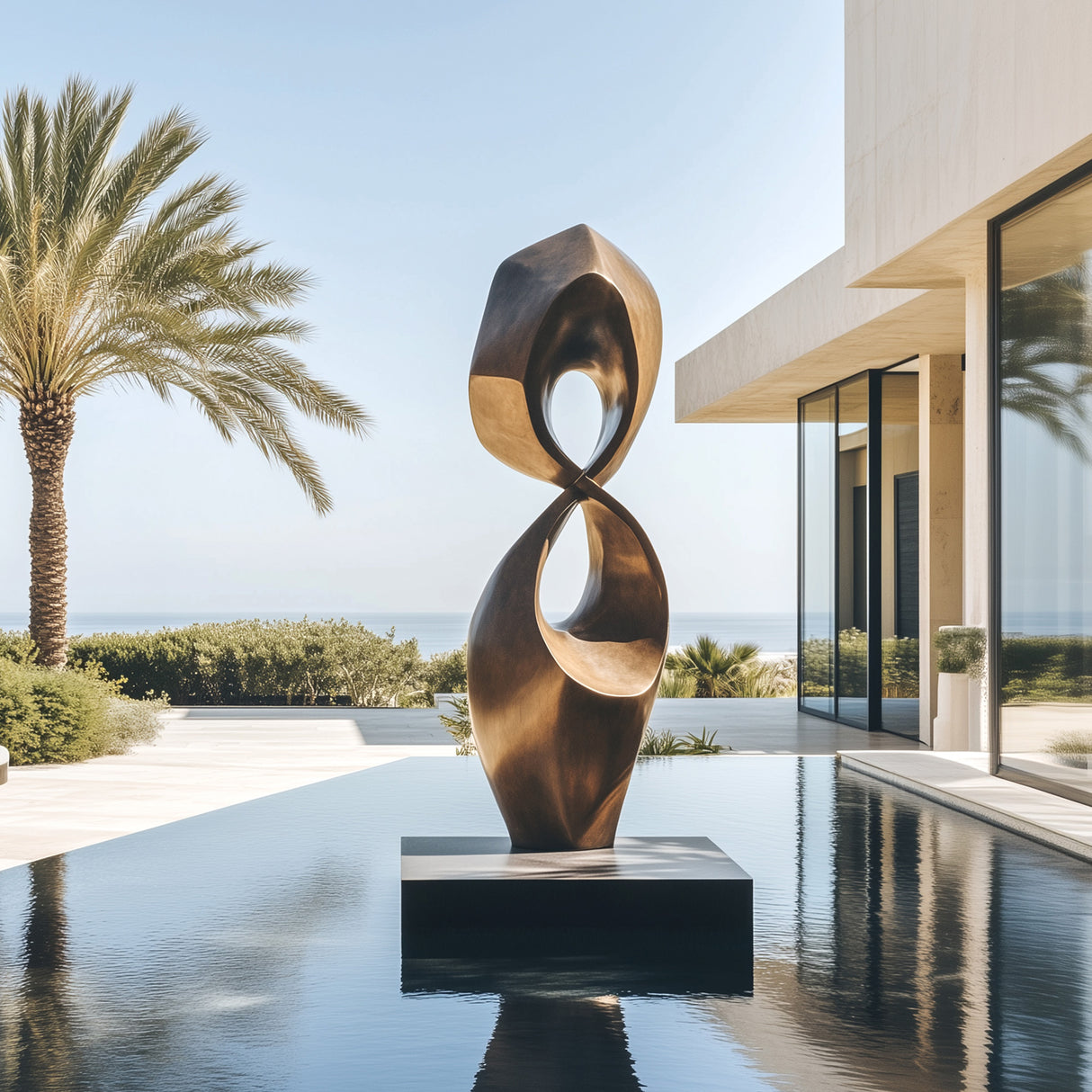 PREMIER Modern Bronze Sculpture Abstract Design Art Sculpture PSB-042-Bronze Sculpture-PREMIER SCULPTURE