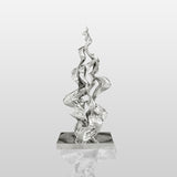 PREMIER Modern Sculpture Ethereal Flow Abstract Metal Sculpture PSSS-037-Stainless Steel Sculpture-PREMIER SCULPTURE