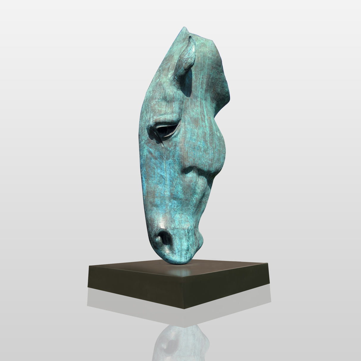 PREMIER Outdoor Garden Park Large-scale Horse Head Casting Bronze Sculpture PSB-024-Bronze Sculpture-PREMIER SCULPTURE