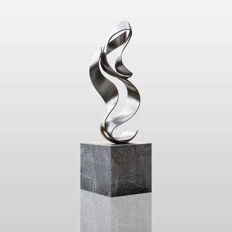 PREMIER Outdoor Sculpture Abstract Stainless Steel Modern Art Sculpture PSSS-050-Stainless Steel Sculpture-PREMIER SCULPTURE