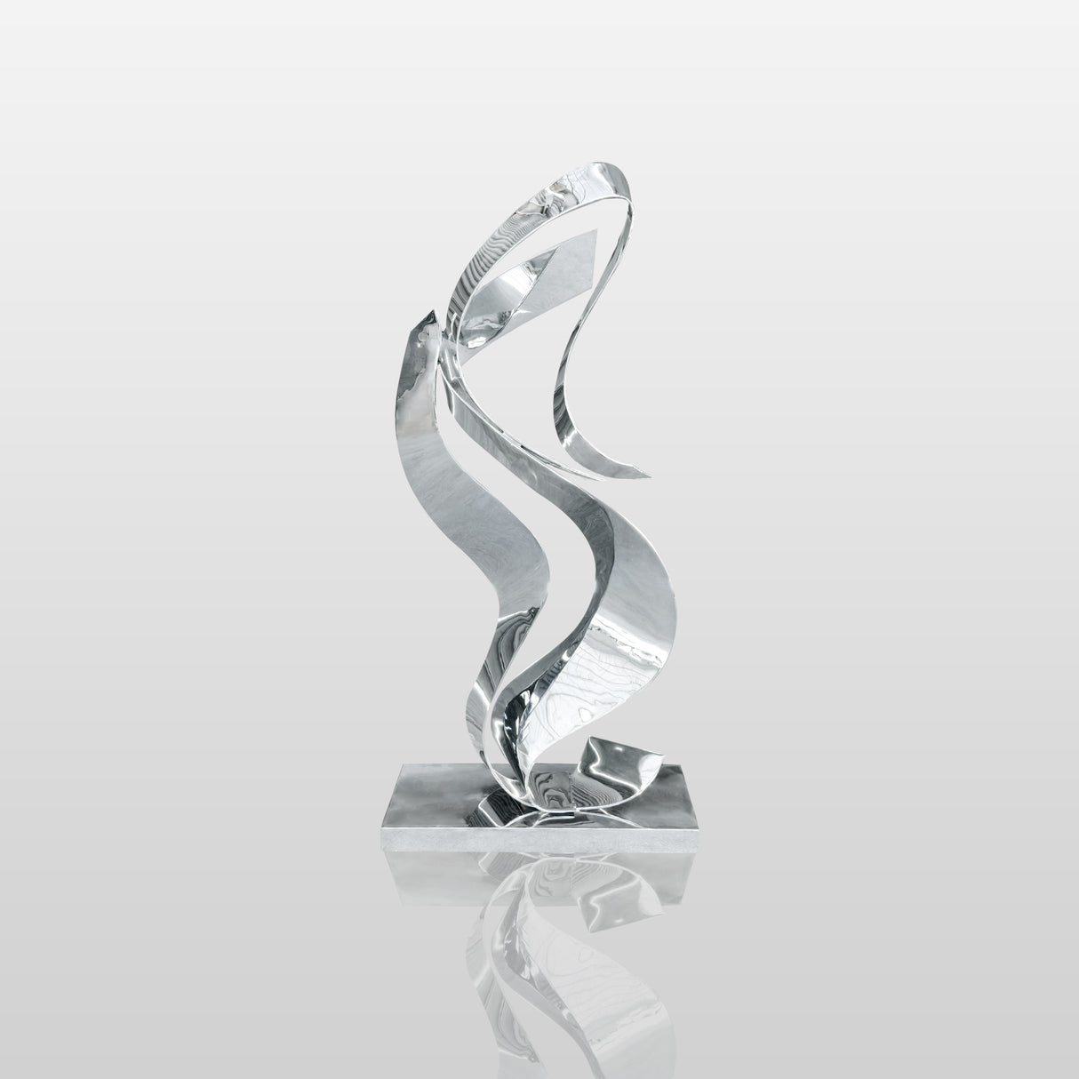 PREMIER Outdoor Sculpture Abstract Stainless Steel Modern Art Sculpture PSSS-050-Stainless Steel Sculpture-PREMIER SCULPTURE