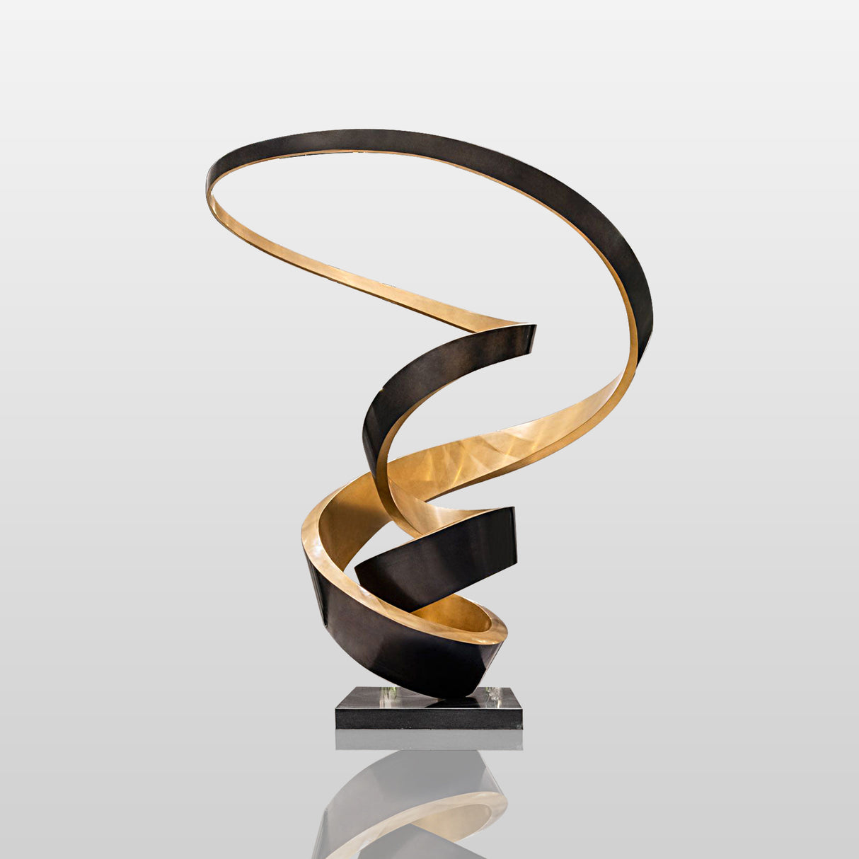 PREMIER Public Art Sculpture Abstract Modern Custom Mobius Spiral Sculpture PSLSS-007-Stainless Steel Sculpture-PREMIER SCULPTURE
