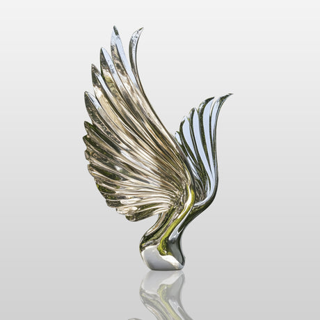 PREMIER Stainless Steel Wing Sculpture Monumental Outdoor Art PSSS-076-Stainless Steel Sculpture-PREMIER SCULPTURE