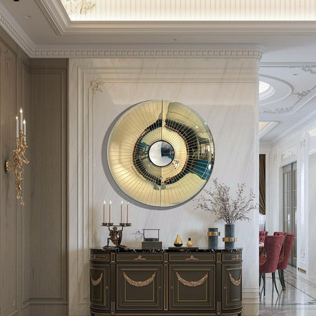 PREMIER Wall URCHIN Cabinet Modern Decorative Storage Sculpture for Luxury Interiors PSSS-068-Stainless Steel Sculpture-PREMIER SCULPTURE