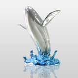PREMIER Whale Sculpture Stainless Steel Animal Decoration Crafts Sea Life Statues PSSS-023-Stainless Steel Sculpture-PREMIER SCULPTURE