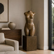 PREMIER Abstract Female Torso Sculpture in Bronze for Living Rooms, Villa Interiors, Hotel Lobbies PSB-175-Bronze Sculpture-PREMIER SCULPTURE