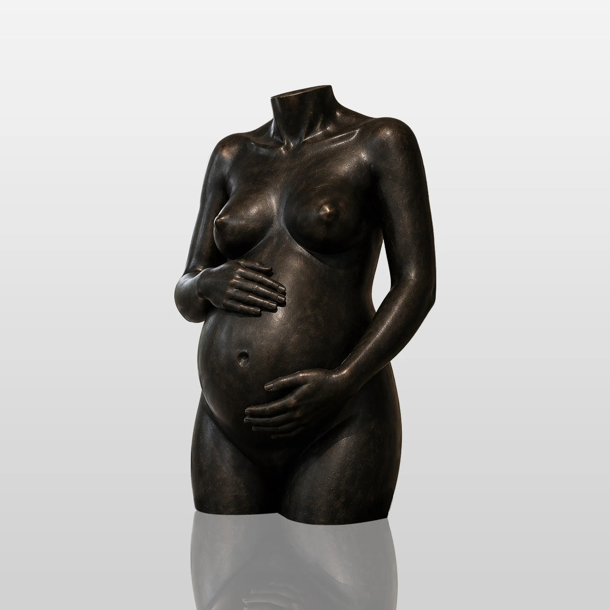 PREMIER Abstract Figure Bronze Sculpture with Pregnant Female Design for Luxury Villas, Hotel Lobbies or Art Galleries PSB-173-Bronze Sculpture-PREMIER SCULPTURE