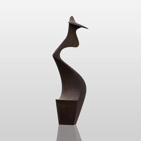 PREMIER Abstract Human Bronze Sculpture with Graceful Form Design Perfect for Public Parks, Lakeside Lawn or Cultural Outdoor Settings PSB-157-Bronze Sculpture-PREMIER SCULPTURE
