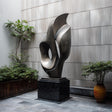 PREMIER Abstract Metal Sculpture with Organic Form for Modern Villas and Art Spaces PSSS-148-Stainless Steel Sculpture-PREMIER SCULPTURE