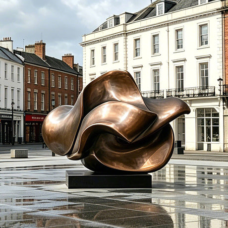 PREMIER Abstract Organic Bronze Sculpture for Public Plazas, Urban Squares, Gardens and Corporate Campus PSB-184-Bronze Sculpture-PREMIER SCULPTURE