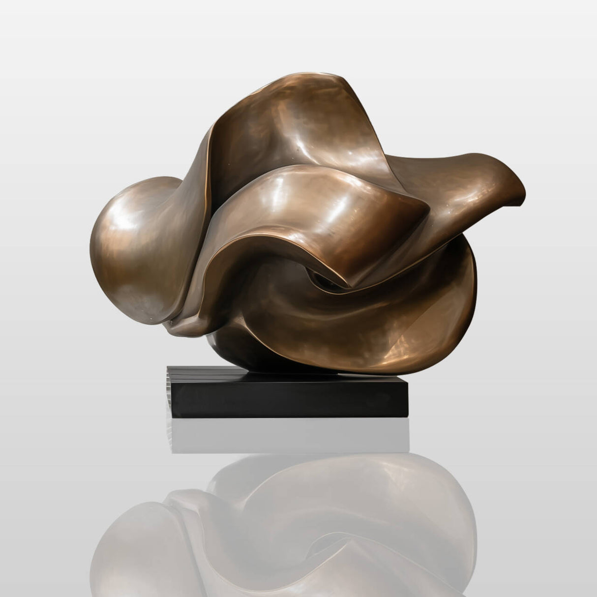 PREMIER Abstract Organic Bronze Sculpture for Public Plazas, Urban Squares, Gardens and Corporate Campus PSB-184-Bronze Sculpture-PREMIER SCULPTURE