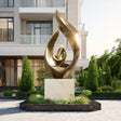 PREMIER Abstract Spiral Bronze Sculpture with Modern Design for Hotel Gardens, Courtyards and Public Plazas PSB-164-Bronze Sculpture-PREMIER SCULPTURE