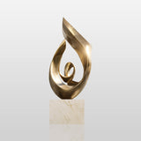 PREMIER Abstract Spiral Bronze Sculpture with Modern Design for Hotel Gardens, Courtyards and Public Plazas PSB-164-Bronze Sculpture-PREMIER SCULPTURE