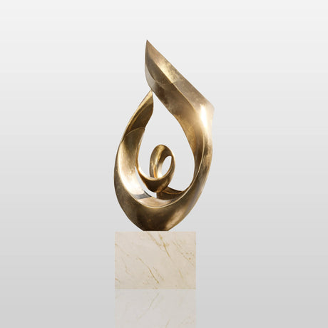 PREMIER Abstract Spiral Bronze Sculpture with Modern Design for Hotel Gardens, Courtyards and Public Plazas PSB-164-Bronze Sculpture-PREMIER SCULPTURE
