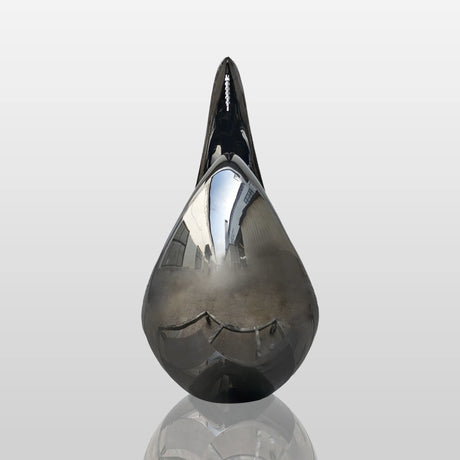 PREMIER Abstract Stainless Steel Fountain Black Sculpture for Luxury Homes, Modern Villas and Gardens PSSS-136-Stainless Steel Sculpture-PREMIER SCULPTURE