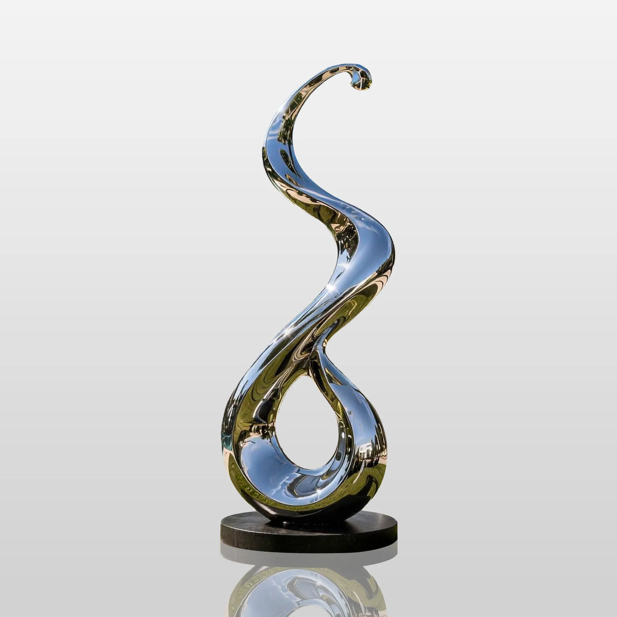 PREMIER Abstract Stainless Steel Sculpture for Garden Poolside, Resort Patio or Coastal Backyard PSSS-292-Stainless Steel Sculpture-PREMIER SCULPTURE