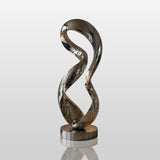 PREMIER Abstract Stainless Steel Sculpture with Twist Design for Living Room, Hotel Lobby or Foyer PSSS-312-Stainless Steel Sculpture-PREMIER SCULPTURE