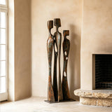 PREMIER Abstract Tall Bronze Human Sculpture for Living Rooms, Entryways, Luxury Villas and Hotel Lobbies PSB-183-Bronze Sculpture-PREMIER SCULPTURE