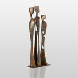 PREMIER Abstract Tall Bronze Human Sculpture for Living Rooms, Entryways, Luxury Villas and Hotel Lobbies PSB-183-Bronze Sculpture-PREMIER SCULPTURE