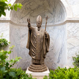 PREMIER Alive Bronze Statue with Lifelike Pope John Paul II Image Perfect for Church Squares, Memorial Parks and Religious Spaces PSB-147-Bronze Sculpture-PREMIER SCULPTURE