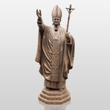 PREMIER Alive Bronze Statue with Lifelike Pope John Paul II Image Perfect for Church Squares, Memorial Parks and Religious Spaces PSB-147-Bronze Sculpture-PREMIER SCULPTURE