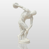PREMIER Athletic Discobolus Marble Sculpture with Muscular and Powerful Style Ideal for Sports Parks or Open Air Museum PSM-098-Marble sculpture-PREMIER SCULPTURE