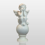 PREMIER Baby Angel Bronze Sculpture with Classic and Cute Design Ideal for Gardens, Churches and Parks PSM-104-Marble sculpture-PREMIER SCULPTURE