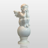PREMIER Baby Angel Bronze Sculpture with Classic and Cute Design Ideal for Gardens, Churches and Parks PSM-104-Marble sculpture-PREMIER SCULPTURE