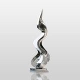 PREMIER Beautiful Stainless Steel Sculpture with Rising Water Design Ideal for Poolside Areas, Plazas, or Outdoor Open Spaces PSSS-232-Stainless Steel Sculpture-PREMIER SCULPTURE