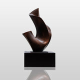 PREMIER Bronze Abstract Flow Sculpture for Luxury Interiors and Contemporary Art Spaces PSB-118-Bronze Sculpture-PREMIER SCULPTURE