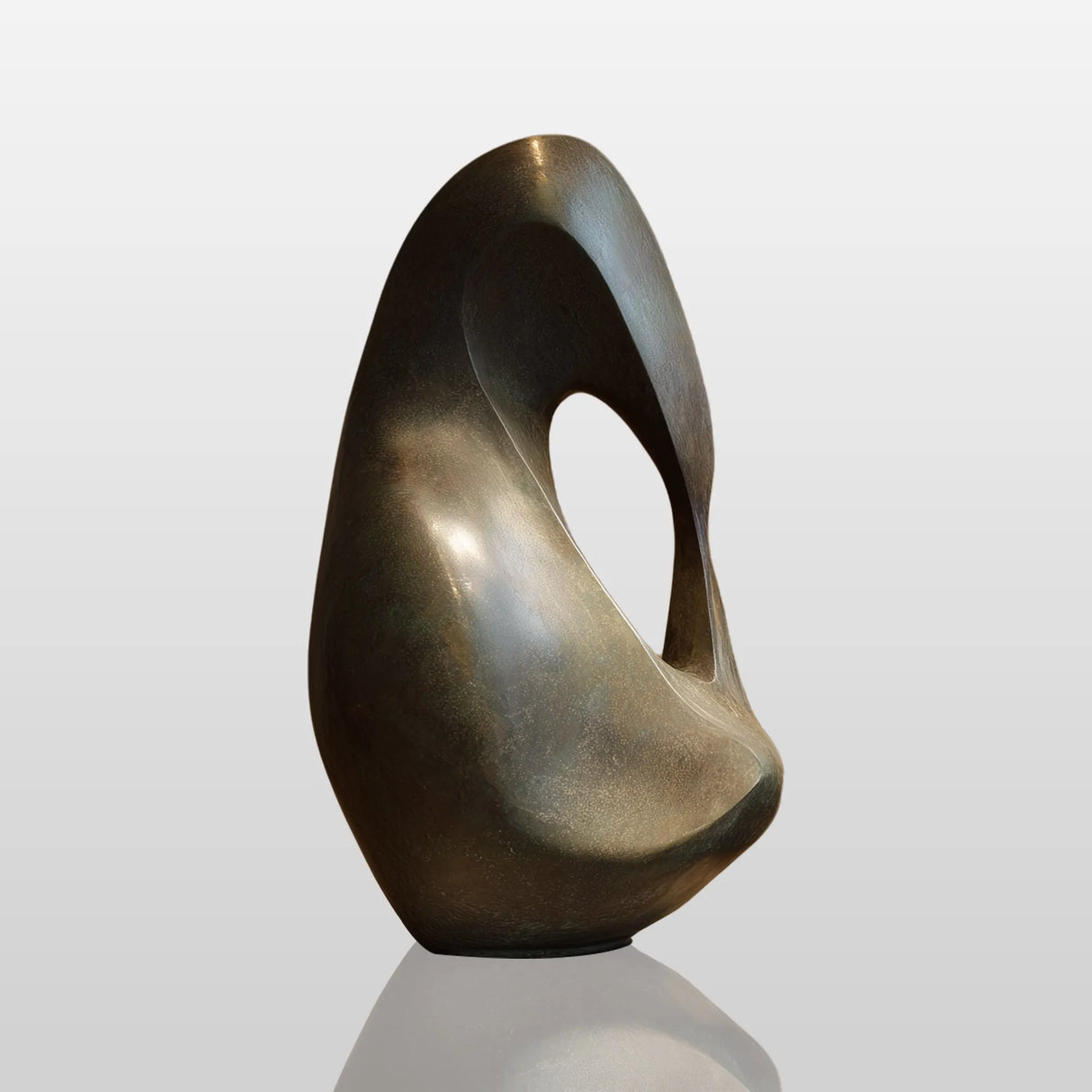 PREMIER Bronze Abstract Sculpture with Smooth Organic Form for Luxury Interiors and Villa Gardens PSB-120-Bronze Sculpture-PREMIER SCULPTURE