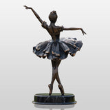 PREMIER Bronze Ballerina Sculpture with Classic Tutu Design for Gardens and Courtyards PSB-131-Bronze Sculpture-PREMIER SCULPTURE