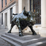 PREMIER Bronze Bull Statue with Realistic Design for Hotels, Corporate Entrances and Public Plazas PSB-129-Bronze Sculpture-PREMIER SCULPTURE
