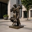 PREMIER Bronze Dancing Couple Statue for City Plaza, Town Square or Residential Garden PSB-236-Bronze Sculpture-PREMIER SCULPTURE